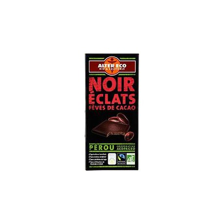 Chocolat Noir Fèves De Cacao Bio 100 G