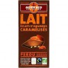 Chocolat Lait Eclats Damandes Caramélisées Bio 100G