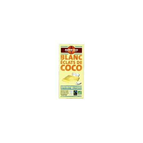 Chocolat Blanc Coco Bio 100G