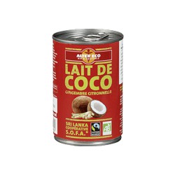400Ml Lait De Coco Gingembre/Citron Bio Alter Eco