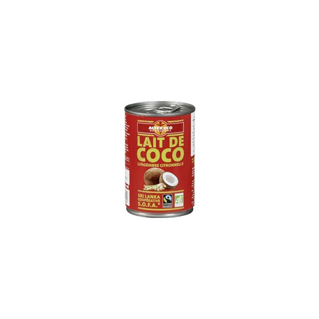 400Ml Lait De Coco Gingembre/Citron Bio Alter Eco