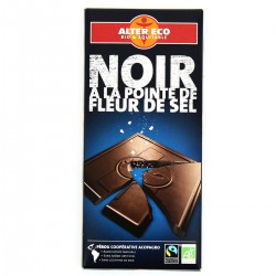 100G Chocolat Noir Fleur De Sel Bio Alter Eco