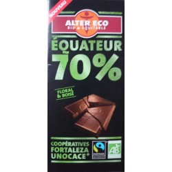 100G Noir Equateur 70% Alter