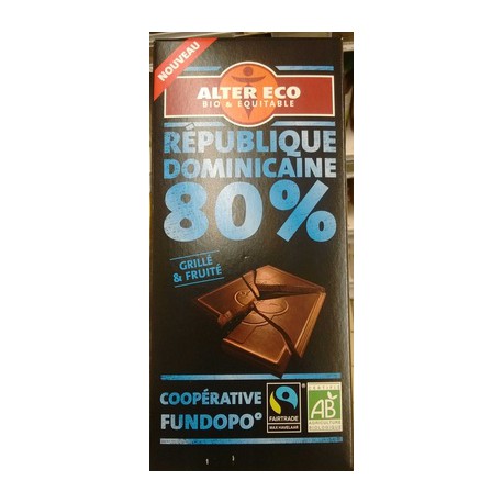100G Choc.Noir Rep.Dom.80% Alt