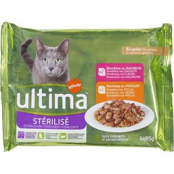 4X85G Poche Chats Sterilise Ultima