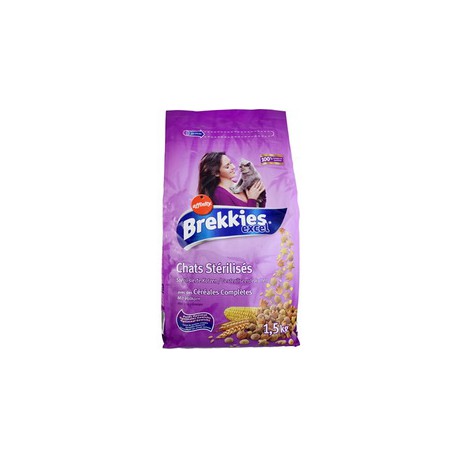 Sac 1,5Kg Chats Sterilises Brekkies