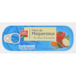 Bte 1/4 176G Filet Maquereau Vin Blanc