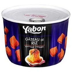 Yabon Gateau Riz Caramel Boite 450G