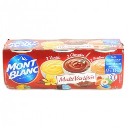 Mont Blanc Chocolat/Vanille/ Praline Format Econo. 6X125G