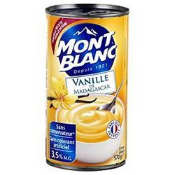 Mont Blanc Creme Mont Blanc Vanille 570G Format Familial Nouvelle Recette