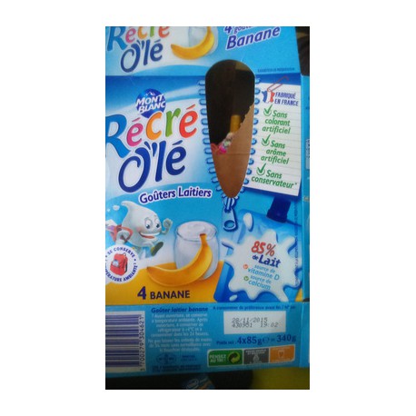 4X85G Creme Banane Recre Ole