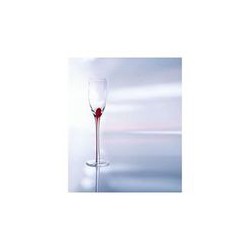 Luminarc Flûte À Champagne Rouge Drip 22Cl Le Lot De 4 Verres À Pied