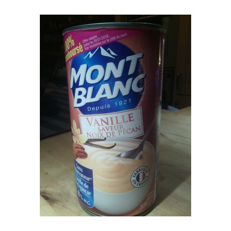 570G Creme Dessert Vanille Noix De Pecan Mont Blanc