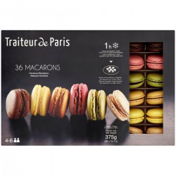 36 Macarons 3 Parfums Divers Traiteur De Paris