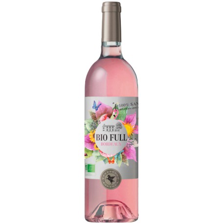 75Cl Bordeaux Vineam Full Aoc Bordeaux Rosé 2017 Vin Bio 100% Sans Soufre