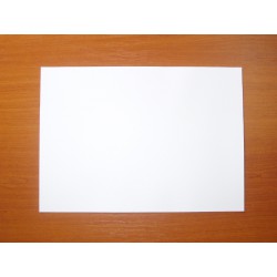 100 Affiches Pet A4 Blanc