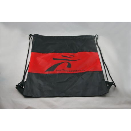 10 Sac A Dos Noir Logo+Enseign