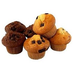 Muffins Assor Choco/Nature X6 Delices Des 7 Vallees