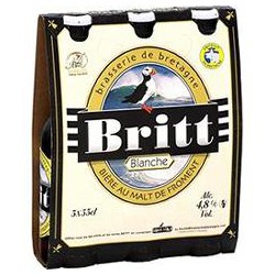 Pack Bouteille 3X33Cl Biere Blanche Britt 4,8°