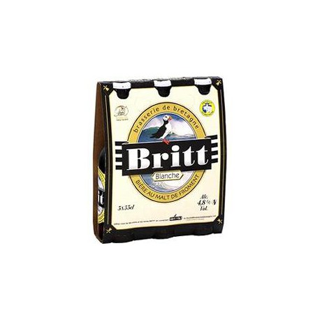 Pack Bouteille 3X33Cl Biere Blanche Britt 4,8°