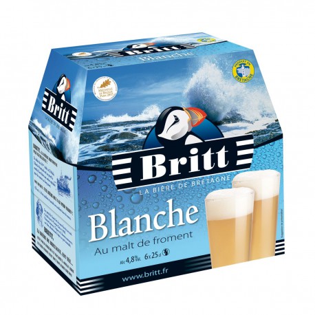 Britt Biere Blanch 6X25Cl 4.8¢