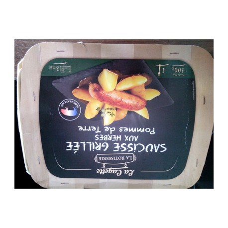 Saucisses Grillées Aux Herbes Pommes De Terre 300G