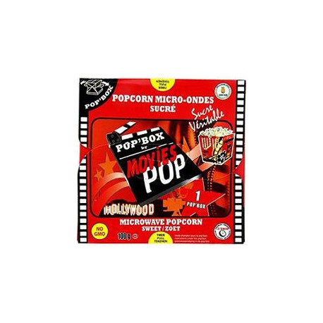 100G Popcorn Sucre Movies Pop