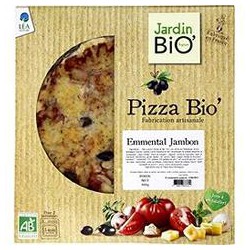 400G Pizza Jambon Fromage Cote Bio Produit Biologique Logo