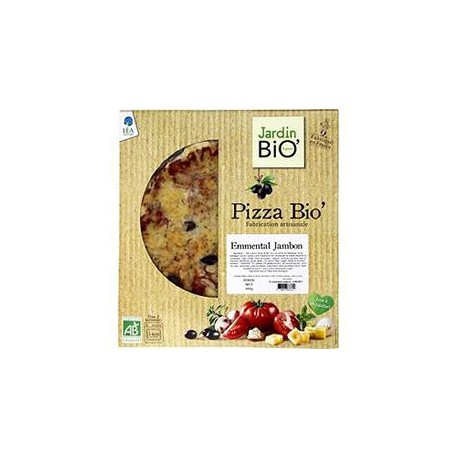 400G Pizza Jambon Fromage Cote Bio Produit Biologique Logo