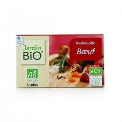 8X10G Bouillon Cube Boeuf Shdp Jardin Bio