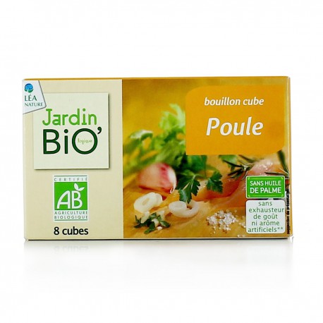 8X10G Bouillon Cube Poule Shdp Jardin Bio