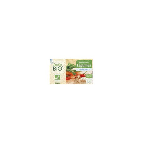8X9G Bouillon Cube Legumes Jardin Bio