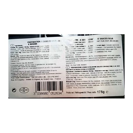 Sashimis De Saumon 175Gr