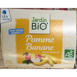 Dessert 100% Fruit Pomme Banane 4X100Gr Jardin Bio