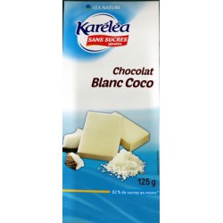 125G Chocolat Blanc Coco Ssa Karelea