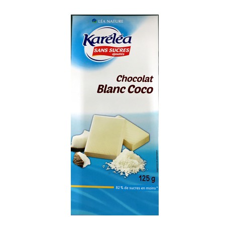 125G Chocolat Blanc Coco Ssa Karelea