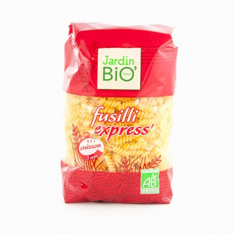 500G Fusilli Cuisson Rapide Jardin Bio
