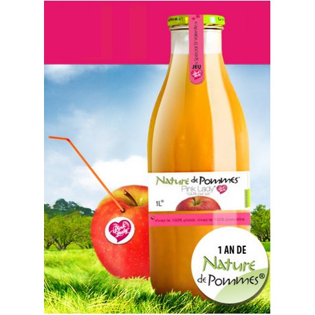 Jus Fruit Pomme Pink Lady 1L