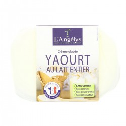 750Ml Glace Yaourt Lait Entier 450G L.Angelys