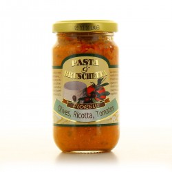 190G Bruschetta Olive Ricotta Tomate Florelli
