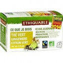 Ethiquable The Vert Gingembre Citron Vert 20 Sachets 36G