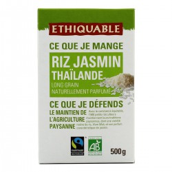 Ethiquable Riz Jasmin De Thailande 500G