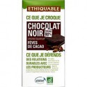 100G Tablette Chocolat Noir Eclats Cacao Ethiquable