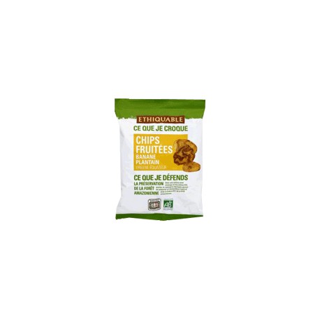 85G Chips De Banane Fruitee Ethiquable