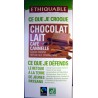Ethiquable Chocolat Lait Eclat Cafe Cannelle 100G