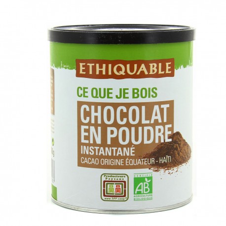 Ethiquable Chocolat Instantane En Poudre 400G