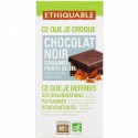 100G Tablette Chocolat Noir Caramel Sel Bio Ethiquable