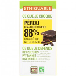 100G Choco Noir 88% Perou Bio