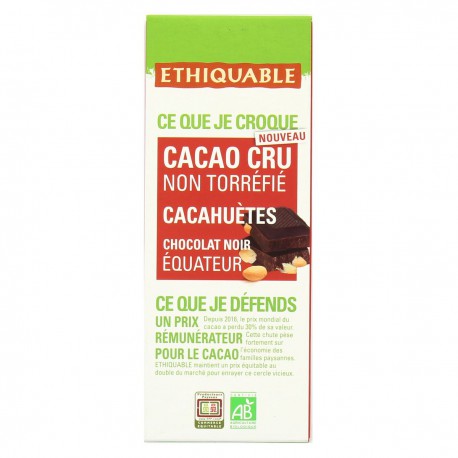 Ethiq.Cacao Cru 70% Cch Bio80G
