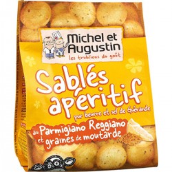 Sable Parmesan & Moutarde 120G Michel&Augustin